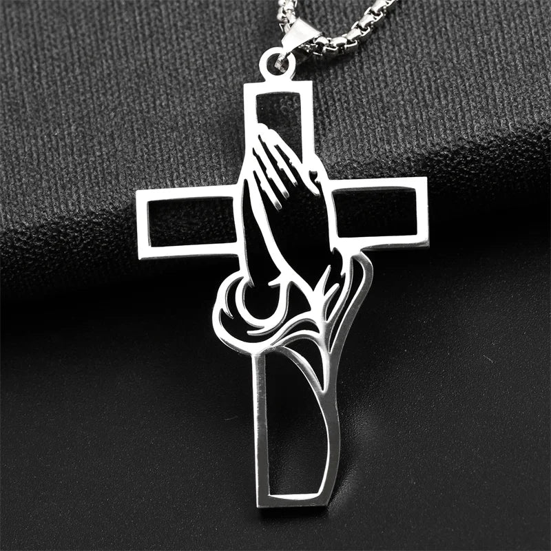 Stainless Steel Cross Necklace