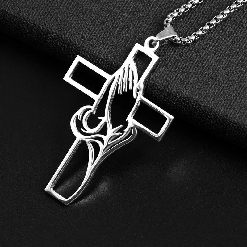 Stainless Steel Cross Necklace