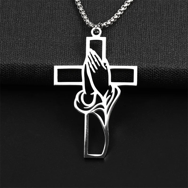 Stainless Steel Cross Necklace