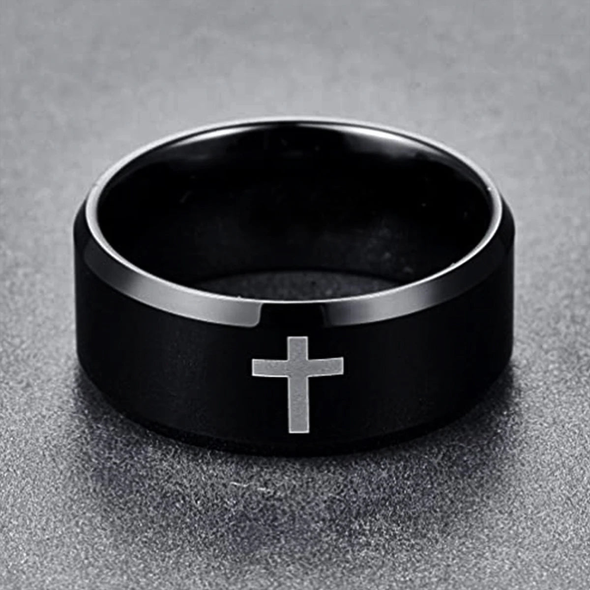 Stainless Steel cross Ring