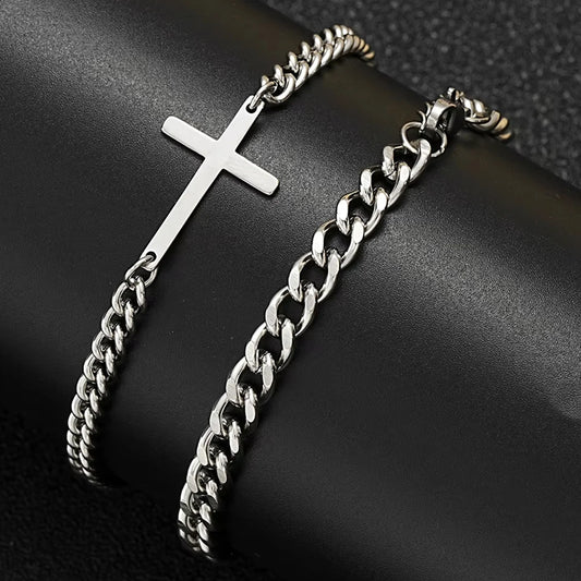 Stainless Steel Bracelet Set