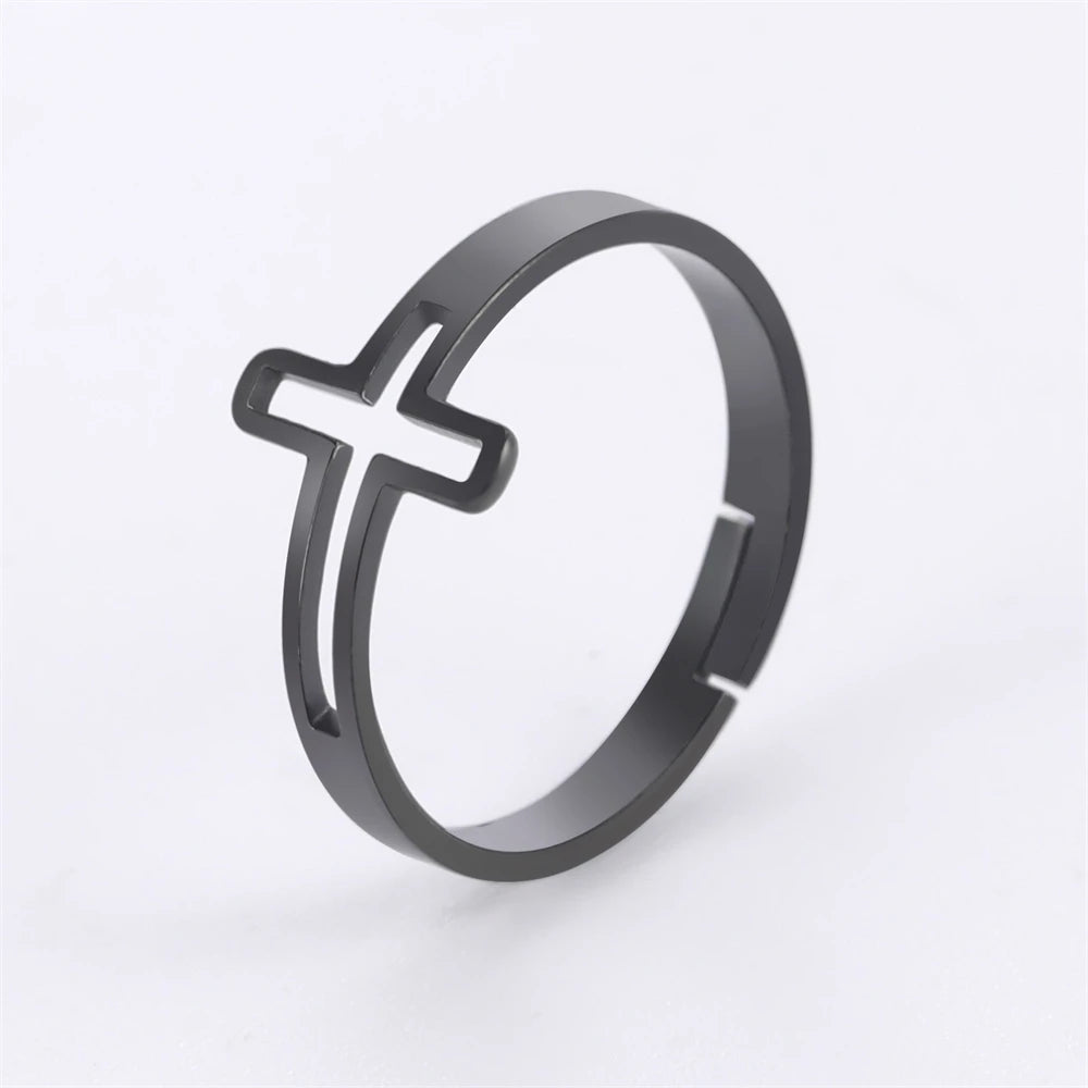 Adjustable Open Cross Ring