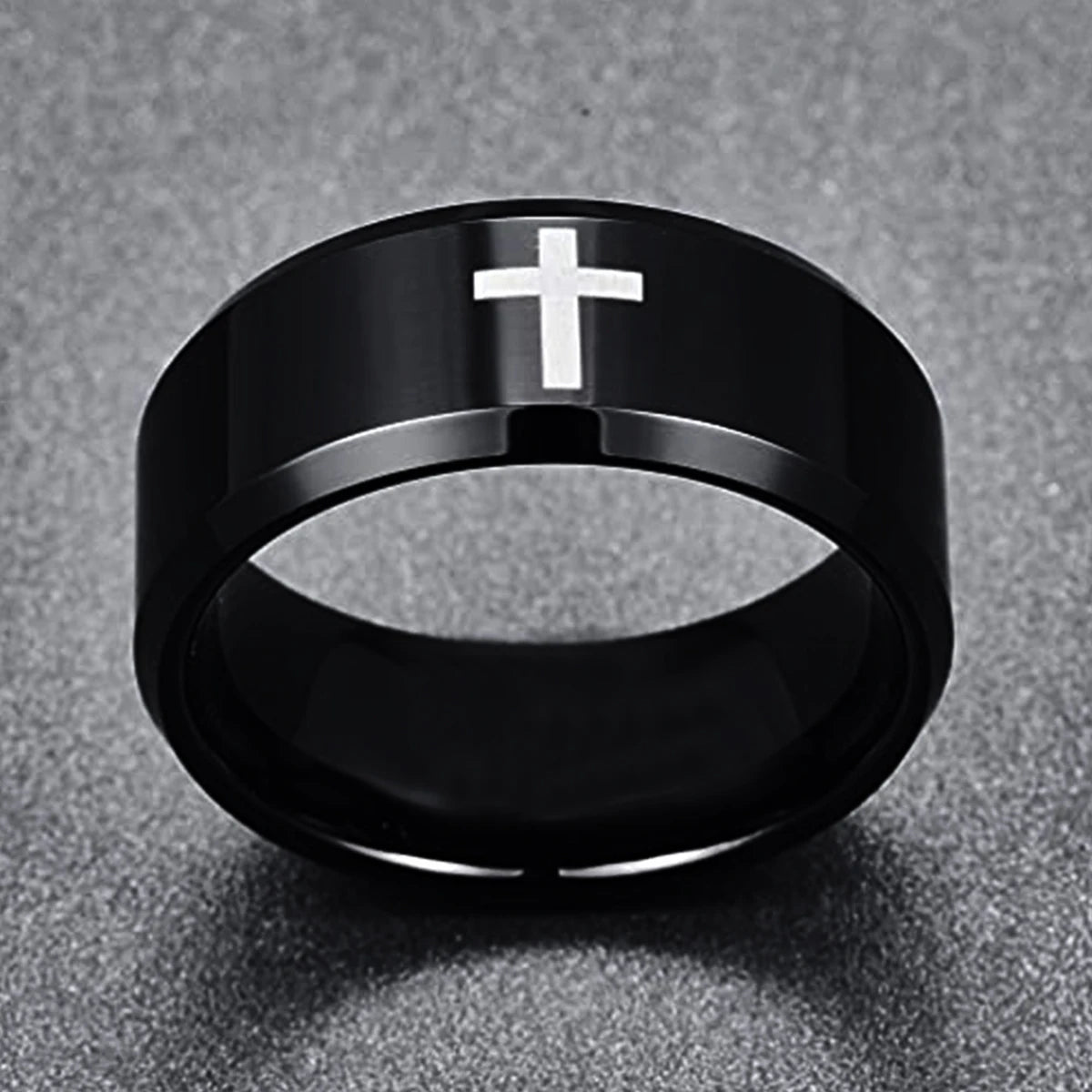 Stainless Steel cross Ring